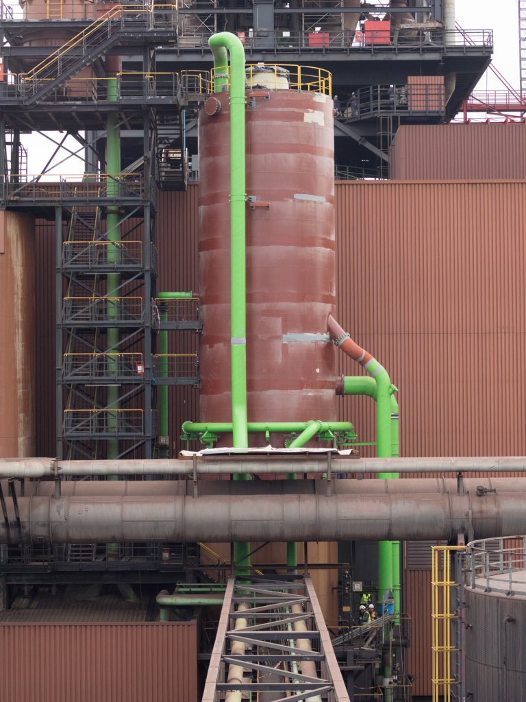 Holcim_plant_Salzgitter výroba, dodávka a montáž granulátora vysokopecnej trosky